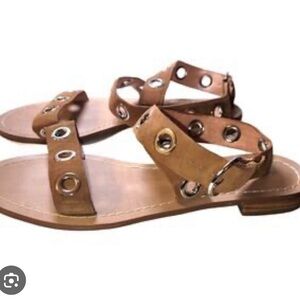 Halogen sandals in brown, size 6.5